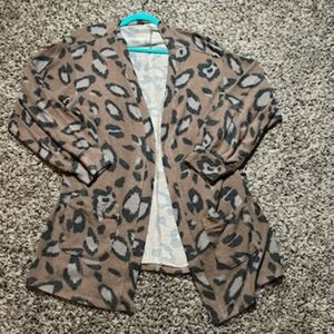 Maurices Leopard Cardigan